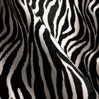NOMAD - 4 Seat Corner - Right - Chenille Jacquard Zebra Black White