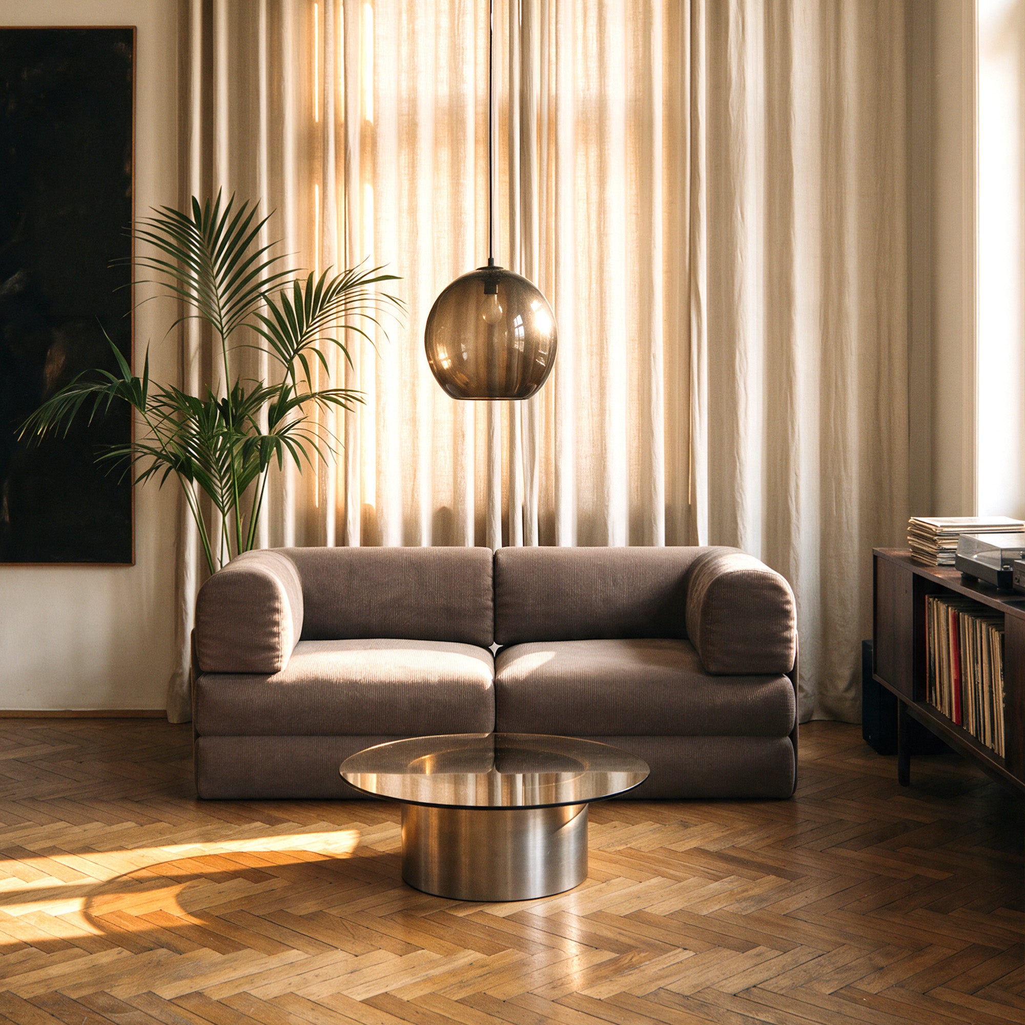 LUNA - 3 Seat - Corduroy Warm Brown