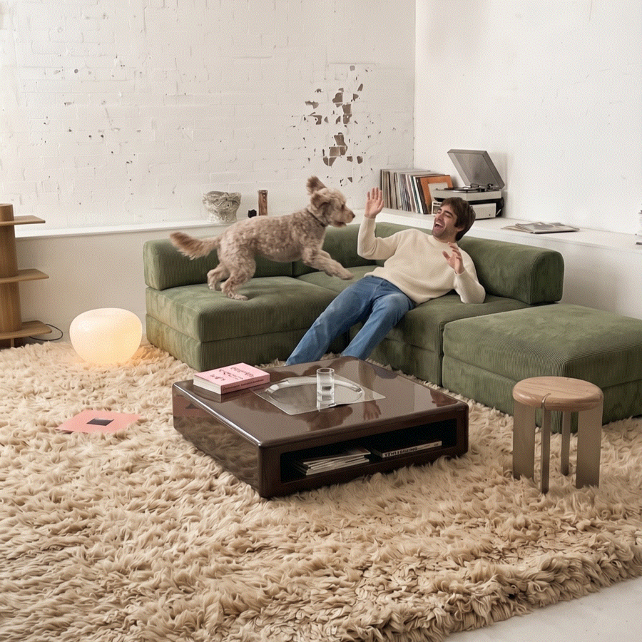 LUNA - 2 Seat - Corduroy Moss Green