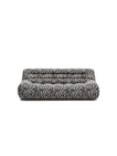 Paloma - 3 Seat - Chenille Jacquard Zebra Black White