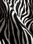 Paloma - 3 Seat - Chenille Jacquard Zebra Black White